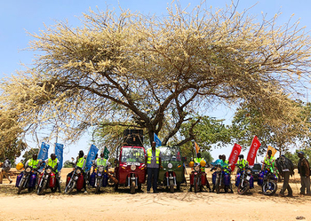 Motorcycle Road Show in Kenya